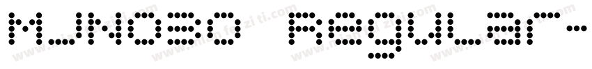 MJNO30 Regular字体转换